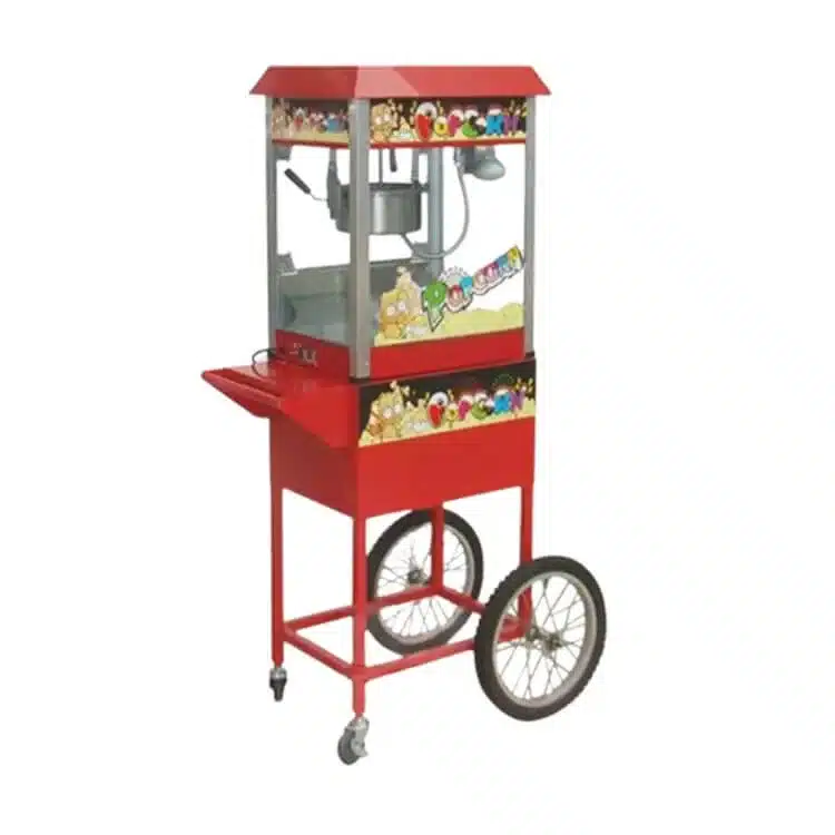 Electric Popcorn Machine With Cart