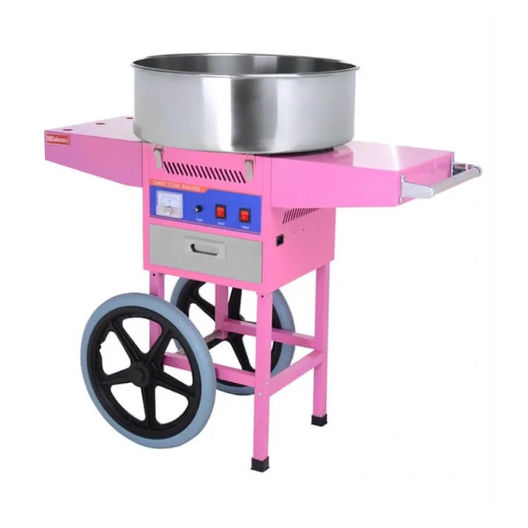 Electric Candy Floss Machine with Cart