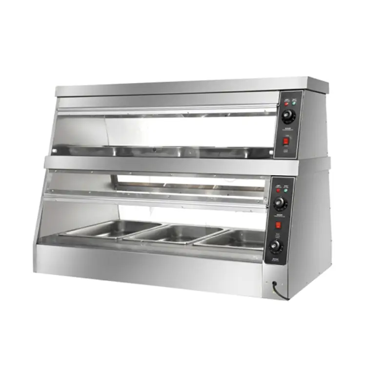 Food Display Warmer – 3 Pans