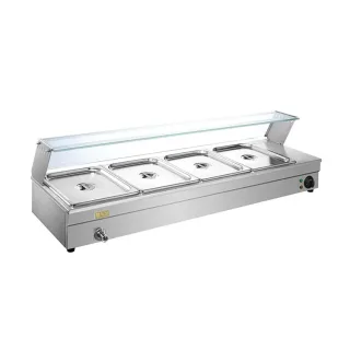 Glass Counter Bain Marie 4 GN