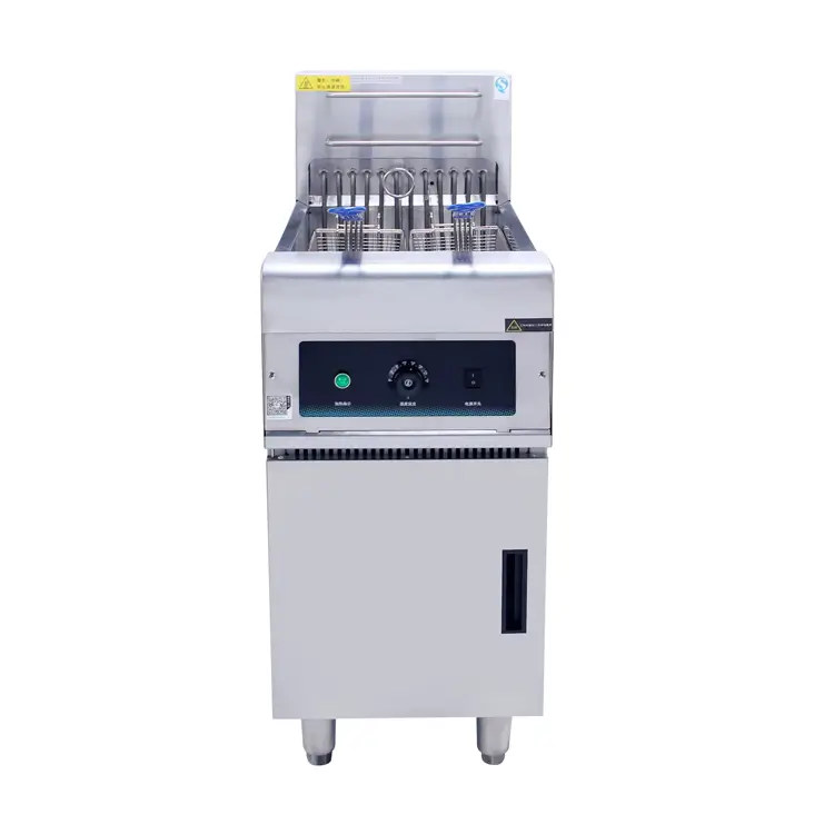 Standing Electric Fryer – 2 Tank  And 2 Basket