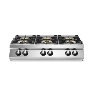 Modular Gas Range Pressed Worktop – 6 Burners – Top – R70/120PCG/T