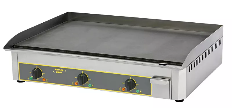 Electric Griddle with Smooth Steel Plate- 3 Cooking Zones