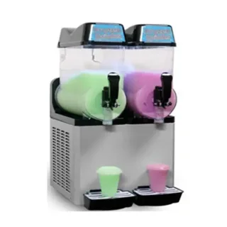 Double Bowl Commercial Slush And Smoothie Machine